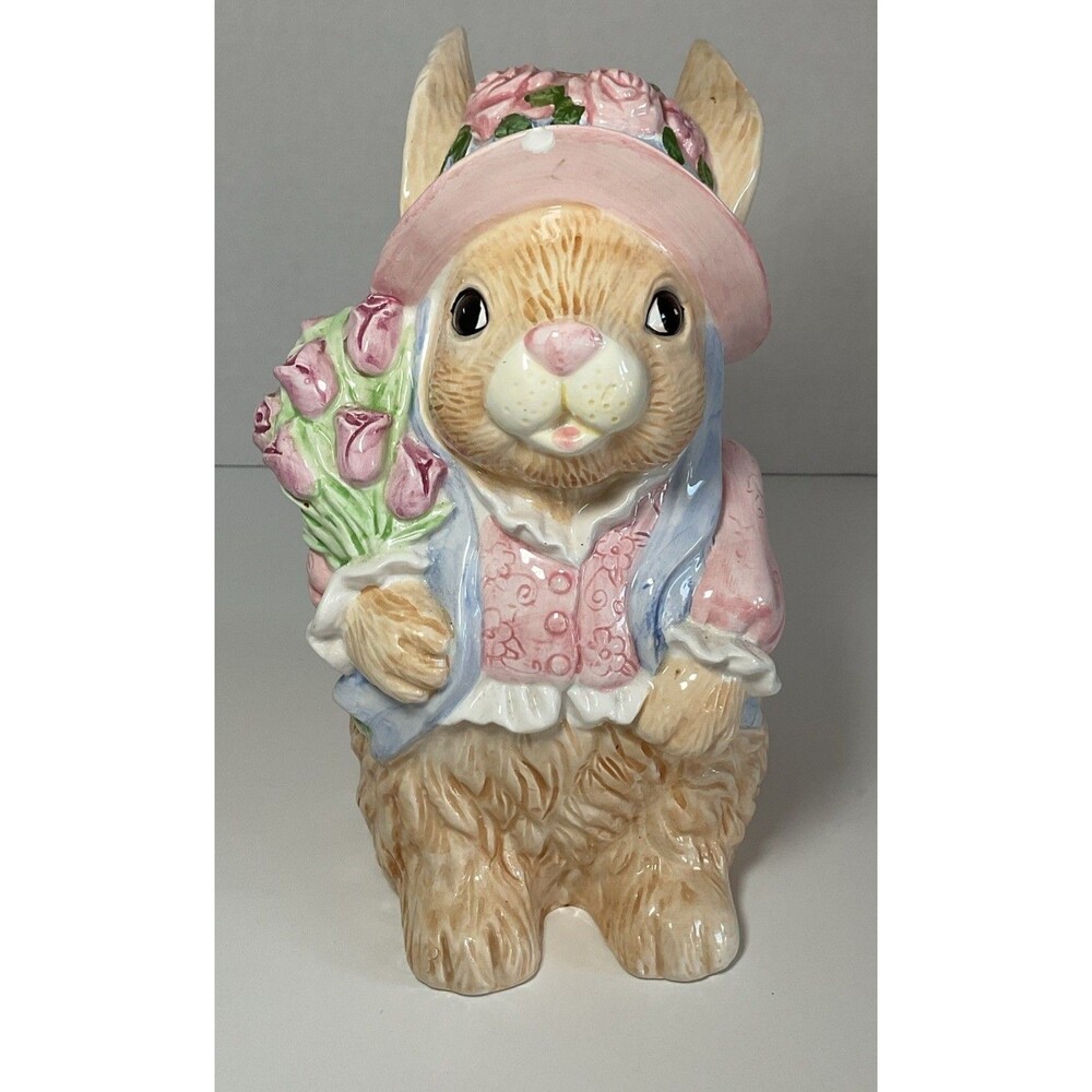 Easter Rabbit Collection Posing with Roses